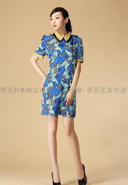 夏之复古 欧美高端大码印花连衣裙的时尚宣言